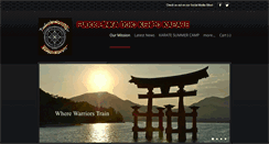 Desktop Screenshot of fudoshinkadojo.com