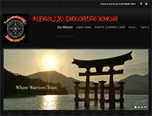 Tablet Screenshot of fudoshinkadojo.com